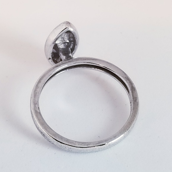 .925 Sterling Silver LIVE Ring Modern Word Size 7 - Picture 6 of 8